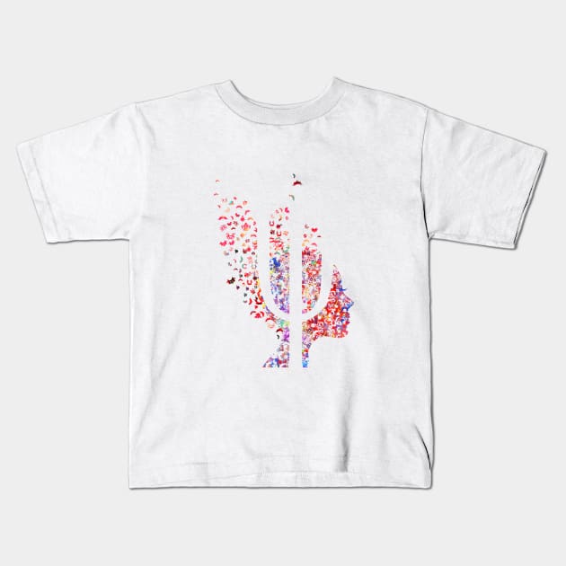 Mind and psychology Kids T-Shirt by RosaliArt